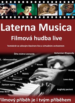 Laterna Musica - Filmová hudba live- Praha -Scéna Gloriet, Borová 1532/8, Praha