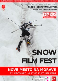 Snow Film Fest – 2021- Nové Město na Moravě -Kulturák NMnM, Tyršova 1001, Nové Město na Moravě