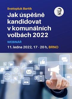 Seminář: Jak úspěšně kandidovat v komunálních volbách 2022- Brno -Edunesto, Veselá 14, Brno
