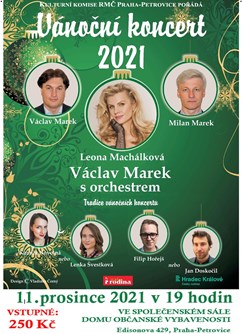 Leona Machálková a Václav Marek s orchestrem- Praha -Společenský sál DOV, Praha-Petrovice, Edisonova 429/28, Praha