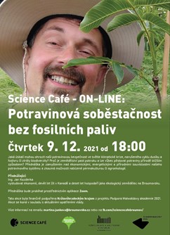 Science Café: Potravinová soběstačnost bez fosilních paliv- Broumov -Klášter Broumov, Klášterní 1, Broumov