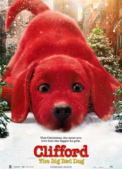 Film Veliký červený pes Clifford- Svitavy -Kino Vesmír, Purkyňova 17, Svitavy