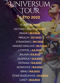 Queenie Universum tour 2022- koncert ve Strakonicích -Letní kino, Pod Hradem, Strakonice
