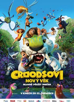 Film Croodsovi: Nový věk- Měnín -Kino Měnín, Měnín 408, Měnín