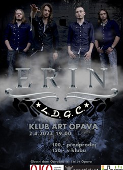 ROCK PARTY – koncert skupin ERIN a LDGC- Opava -Klub Art, Ostrožná 236/46, Opava