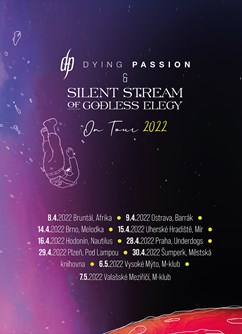DYING PASSION + SILENT STREAM OF GODLESS ELEGY- koncert v Plzni- Aerosouls tour 2022 -Divadlo Pod lampou, Havířská 11, Plzeň, Plzeň