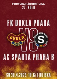 FK Dukla Praha - AC Sparta Praha "B"