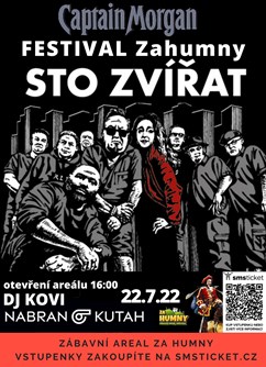 CAPTAIN MORGAN festival ZaHumny- Vršovka- STO ZVÍŘAT, NABRAN KUTAH, DJ KOVI -Zabavní areal ZaHumny, Vršovka, Vršovka