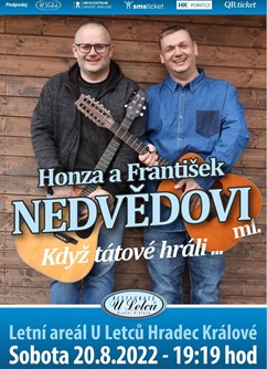 Honza a František NEDVĚDOVÉ ml.- Hradec Králové -Letní areál U Letců, Jana Černého 109, Hradec Králové