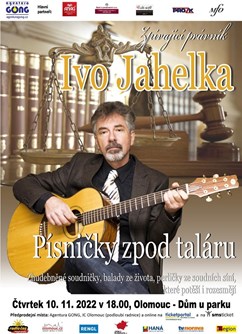 Ivo Jahelka- koncert v Olomouci -Dům u parku, Palackého 75, Olomouc