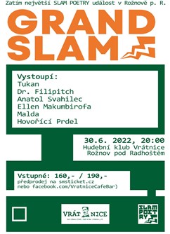 GRAND SLAM- Rožnov pod Radhoštěm -Vrátnice – Music Club, 1. máje 1000, Rožnov pod Radhoštěm