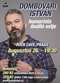 Dombóvári István- Praha -Rock Café, Národní 20, Praha