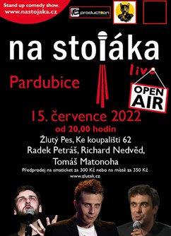 Na stojáka OPEN AIR - Žluťák- Pardubice -Music Club Žlutý pes, Ke koupališti 62, Pardubice