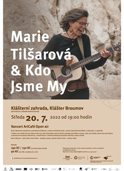 Koncert ArtCafé Open air: Marie Tilšarová & Kdo Jsme My- Broumov -Klášterní zahrada, Klášterní 1, Broumov