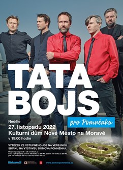 Koncert Tata Bojs- Nové Město na Moravě -Kulturák NMnM, Tyršova 1001, Nové Město na Moravě