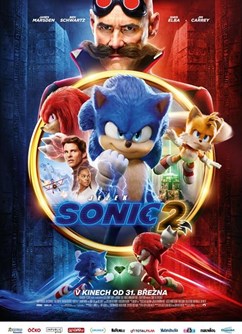 Ježek Sonic 2 - Letní kino- Měnín -Areál sokolovny Měnín, Blučinská 250, Měnín