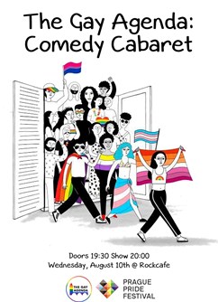 The Gay Agenda: Comedy Cabaret- Praha -Rock Café, Národní 20, Praha