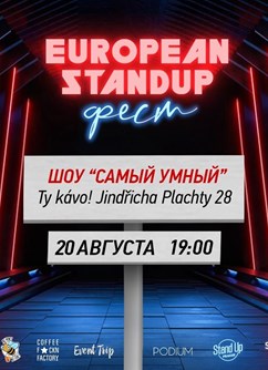 Samy Umny Komik / European Stand Festival- Praha -Ty Kávo, Jindřicha Plachty 28, Praha