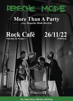 Depeche Mode More Than A Party- Praha -Rock Café, Národní 20, Praha