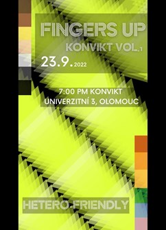 FINGERS UP vol. 1- Olomouc -Konvikt, Univerzitní 3, Olomouc