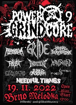 Power Grindcore 9- Brno -Melodka, Kounicova 20/22, Brno