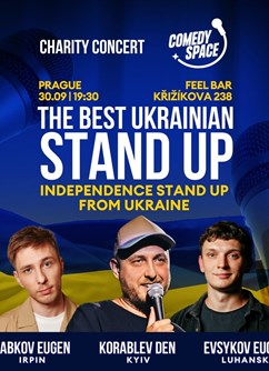 The Best Ukranian Stand Up- Praha -FEEL Bar and Shisha Lounge, Křižíkova 238, Praha