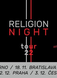  Religion Night Tour - Eniel, Déva, Jerusalem - koncert Brno -Melodka, Kounicova 20/22, Brno