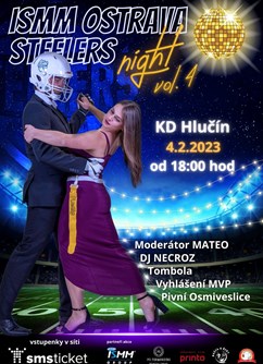 Ples STEELERS NIGHT 2023- Hlučín -Kulturní dům, Ostravská 124/18, Hlučín