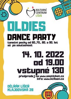 OLDIES dance party- Brno -Dělňák Líšeň, Klajdovská 28, Brno – Líšeň, Brno