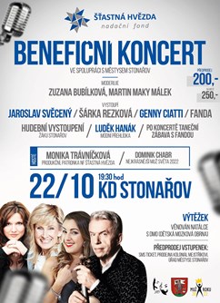 Benefiční koncert- Stonařov- Jaroslav Svěcený, Šárka Rezková a další -KD Stonařov, Stonařov 232, Stonařov