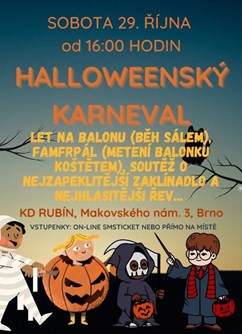 Halloweenský karneval- Brno -KD Rubín, Makovského náměstí , Brno