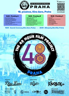 48 Hour Film Project Praha - Premiéry, Awards & Afterparty- Praha -Kino Aero, Biskupcova 31, Praha