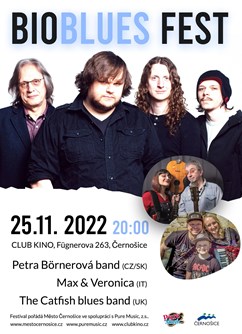 Bio Blues fest 2022- festival Černošice -Club Kino, https://www.clubkino.cz/, Černošice