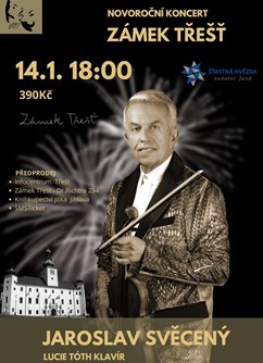 Novoroční koncert JAROSLAV SVĚCENÝ- Třešť -Zámek, Dr. Richtra 234/6, Třešť