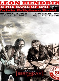 LEON Hendrix, Koncert k 80. narozeninám bratrovi Jimimu - Jablunkov -Southock Rock Café, Bělá 1069, Jablunkov