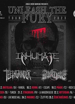 Unleash The Fury tour 2023- koncert Pardubice- grindcore večer -Music Club Žlutý pes, Ke koupališti 62, Pardubice