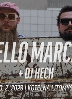 Hello Marcel + DJ Hech- koncert Litomyšl -MC Kotelna, Kapitána Jaroše 1129, Litomyšl