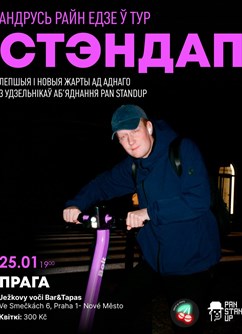 Andrus Rain - Belarusian Stand Up in Prague- Praha -Ježkovy Voči Tapas Bar, Ve Smečkách 1258/6, Praha