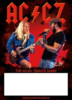 AC/CZ (AC/DC tribute band) + Silver Bliss- koncert Svitavy -Alternativní klub Tyjátr, Purkyňova 17, Svitavy