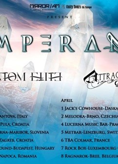 Temperance, Phantom Elite,Attractive Chaos- Brno -Melodka, Kounicova 20/22, Brno