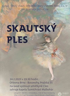 19. Skautský ples- Brno -Orlovna Bosonohy, Pražská 64/55, Brno