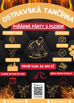 Ostravská Tančírna- Ostrava -BrickHouse DOV, Vitkovicka 3365, Ostrava