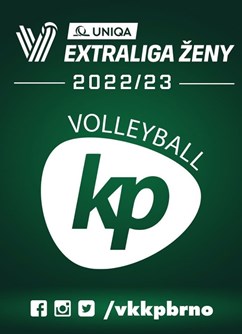 Volejbal Extraliga Ženy: KP Brno - SC Prometey Dnipro (UKR)- Brno -STAREZ ARENA Vodova, Vodova 108, Brno