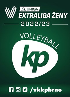 Volejbal Extraliga Ženy: KP Brno -  TJ Sokol Frýdek - Místek- Brno -STAREZ ARENA Vodova, Vodova 108, Brno