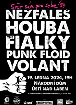Svět sám pro sebe 24- festival Ústí nad Labem- Houba, The Fialky, Punk Floid a spol -Národní dům, Velká Hradební 33, Ústí nad Labem