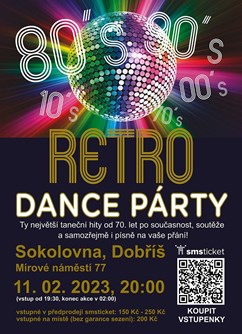 Retro Dance Party- Dobříš -Sokolovna, Mírové náměstí 77, Dobříš