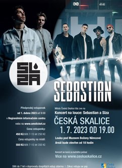 Koncert Sebastian a Slza- Česká Skalice- Koncert na louce -Louka pod muzeem, Maloskalická, Česká Skalice