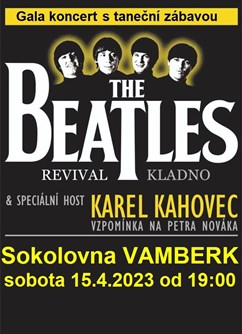 Karel Kahovec + The Beatles Revival - Vamberk- Vamberk -Vamberk - Kulturní Dům Sokolovna, Tyršova 18, Vamberk