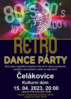 Retro dance párty- Čelákovice -KD Čelákovice, Sady 17. listopadu 1380, Čelákovice