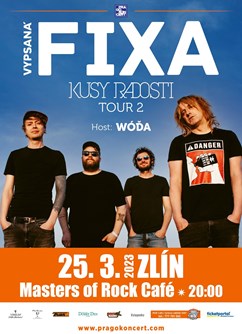 Vypsaná Fixa- koncert Zlín- Kusy Radosti Tour 2 -Masters of Rock Café, Tyršovo nábřeží 5497, Zlín